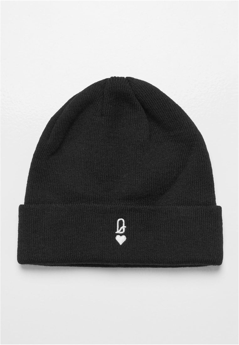 Queen Card Heavy Knit Beanie -  - TTUMST291 - 3