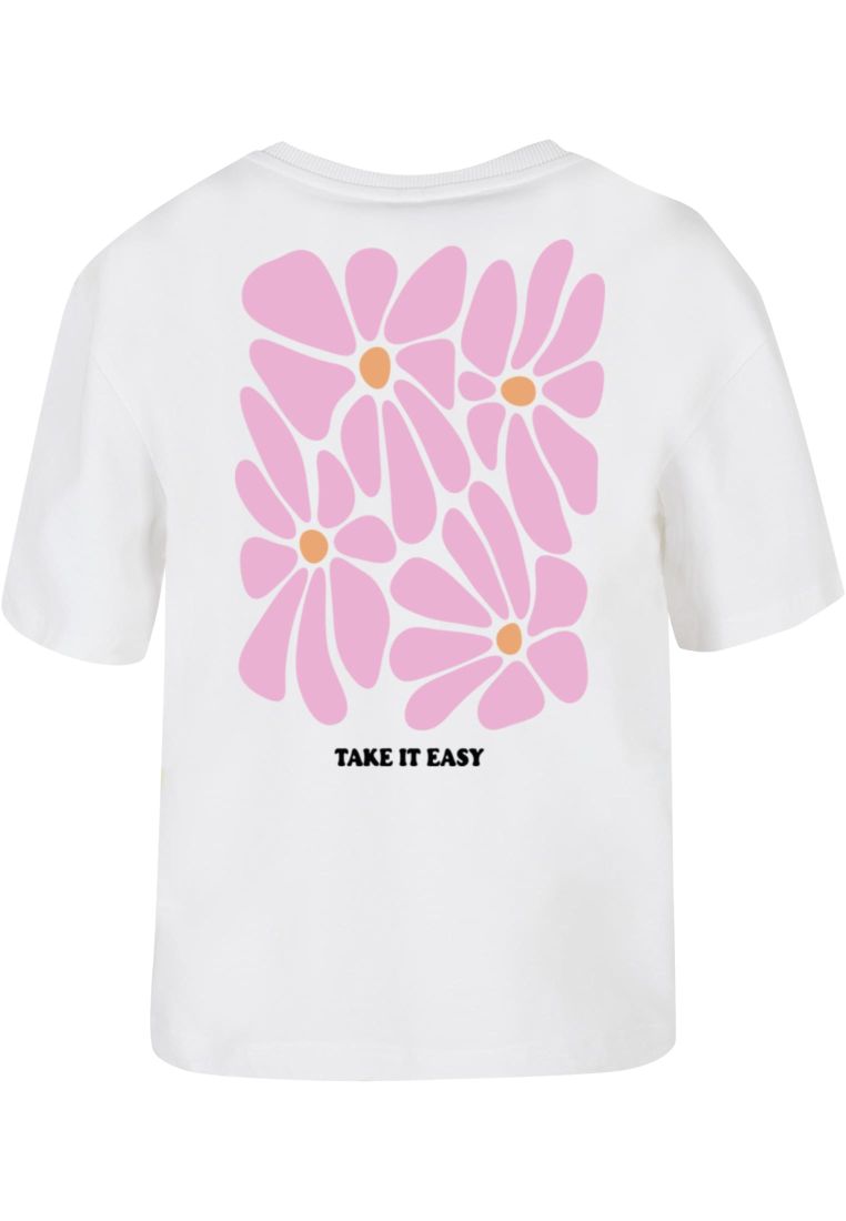 Take It Easy Flowers Tee - - TTUMST337 - 35
