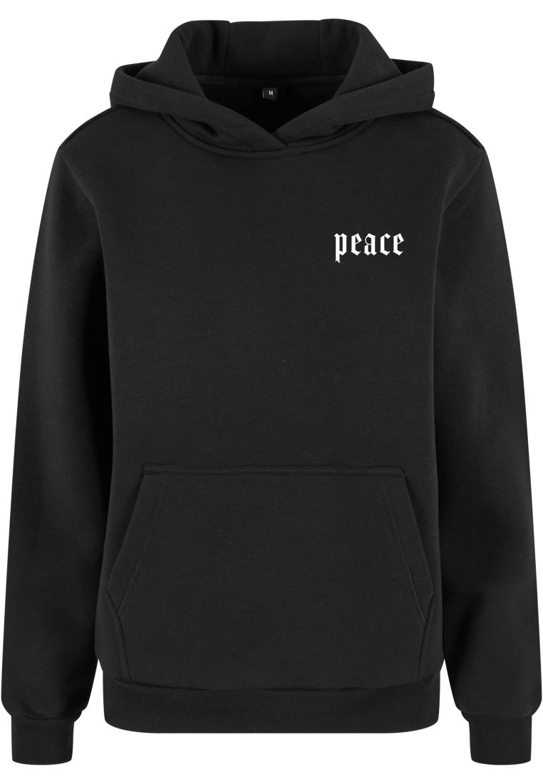 Girls Peace Hand Ladies Fluffy Hoody -  - TTUMST374 - 2