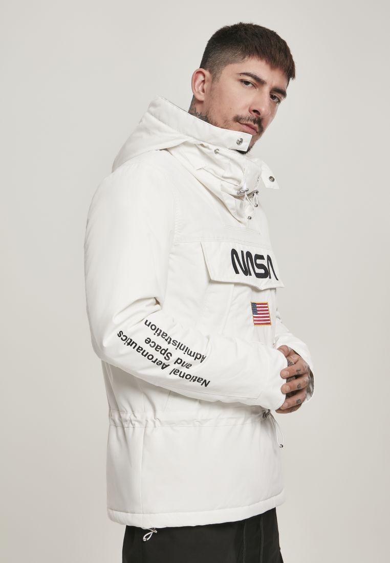 Nasa windbreaker white best sale