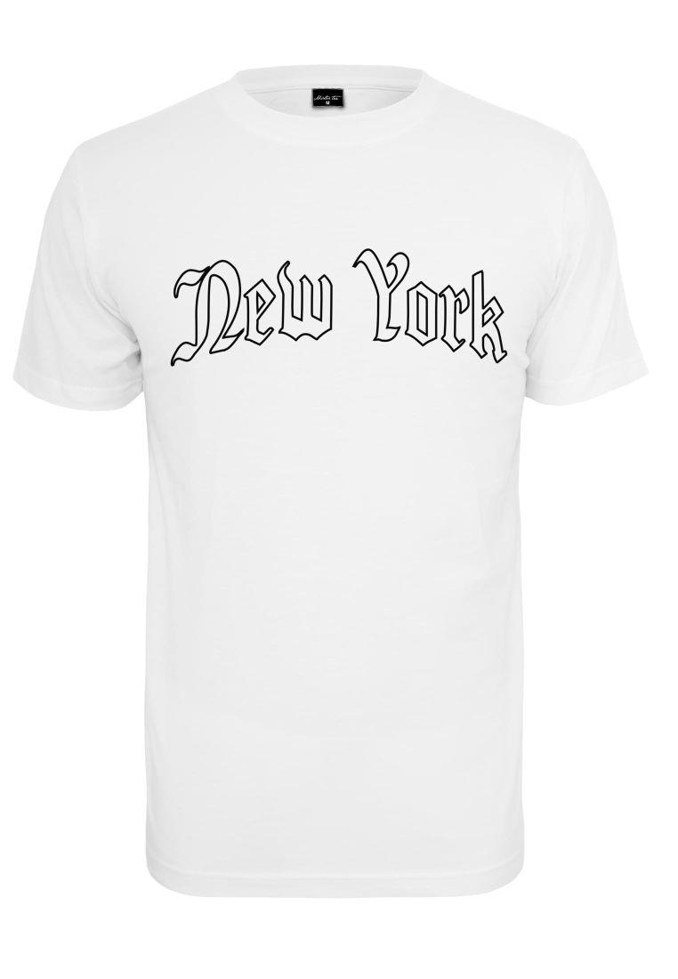 New York Wording Tee - Artisti T-Paidat - TTUMT1576 - 219