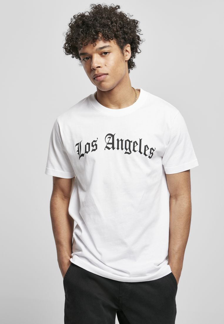 Los Angeles Wording Tee - Merchandise T-Shirts - TTUMT1578 - 211