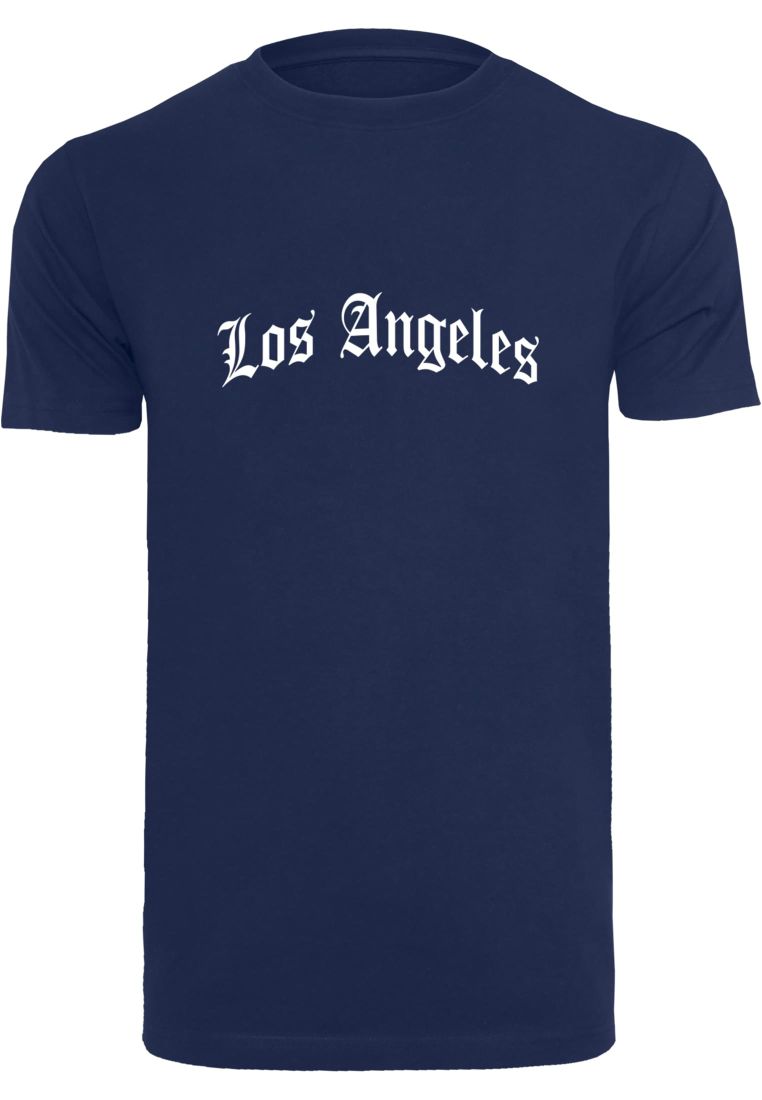 Los Angeles Wording Tee - Merchandise T-Shirts - TTUMT1578 - 2342