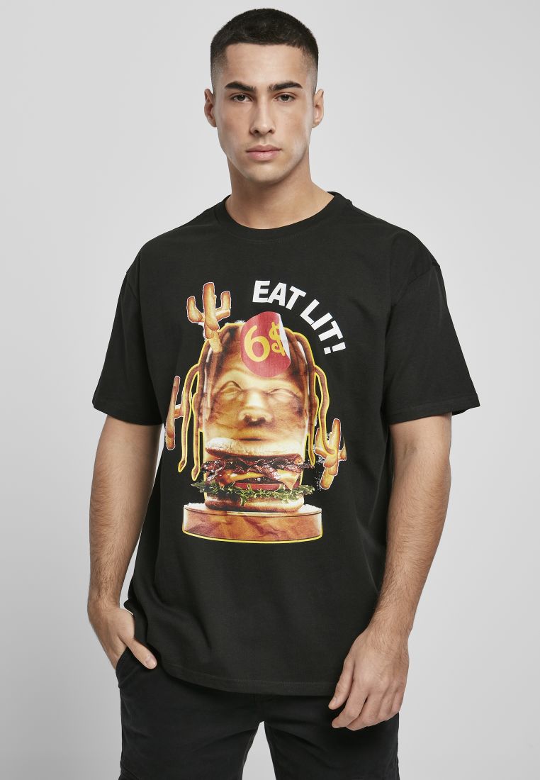 Eat Lit Oversize Tee - Mens t-shirts - TTUMT1804 - 31
