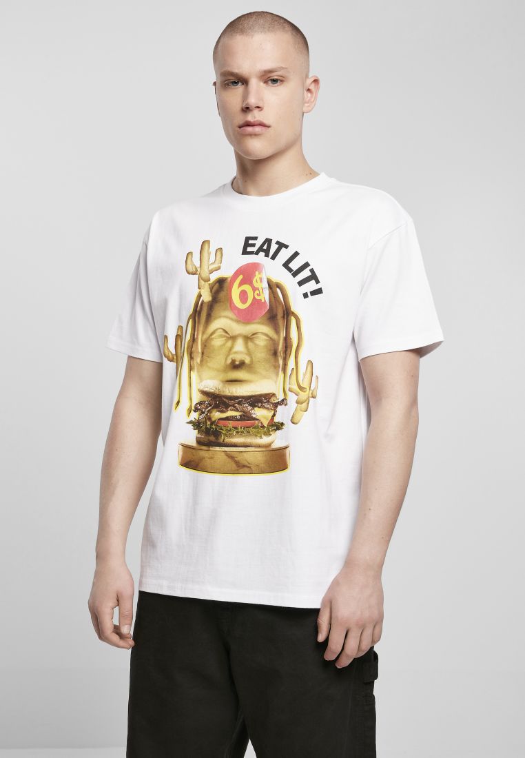 Eat Lit Oversize Tee - Mens t-shirts - TTUMT1804 - 211