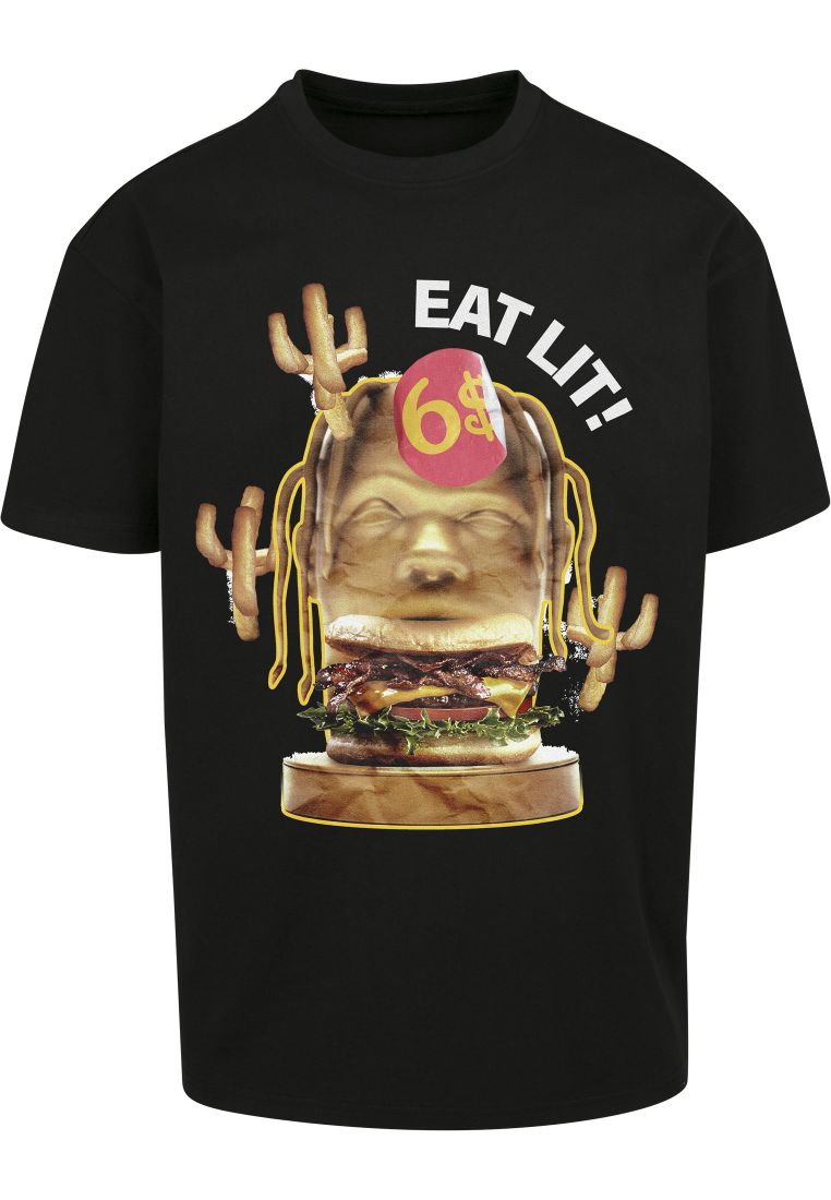 Eat Lit Oversize Tee - Mens t-shirts - TTUMT1804 - 32