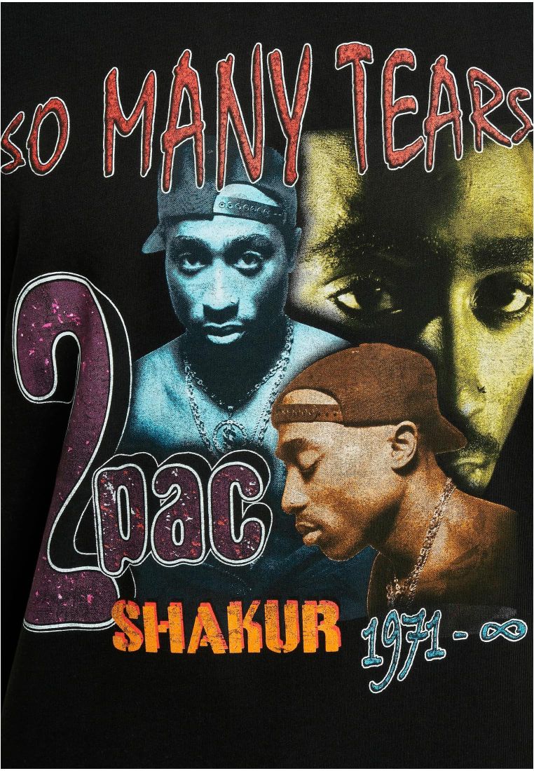 Tupac So Many Tears Oversize Tee - Artisti T-Paidat - TTUMT1808 - 6