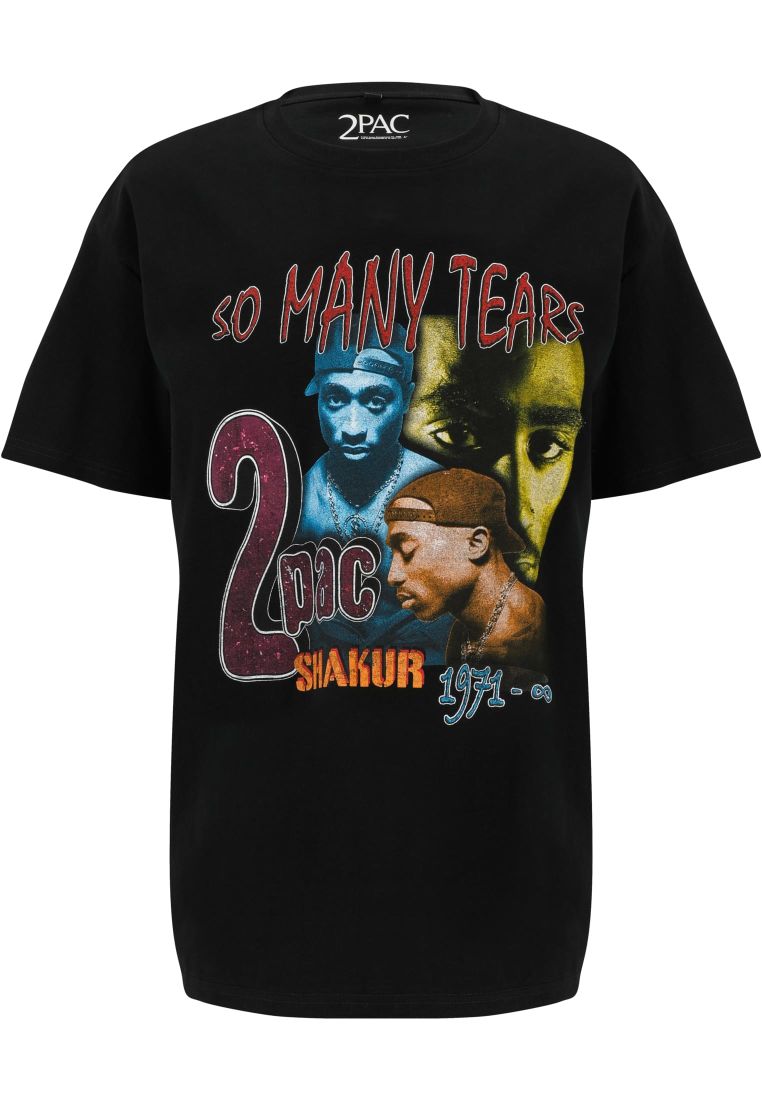 Tupac So Many Tears Oversize Tee - Artisti T-Paidat - TTUMT1808 - 32