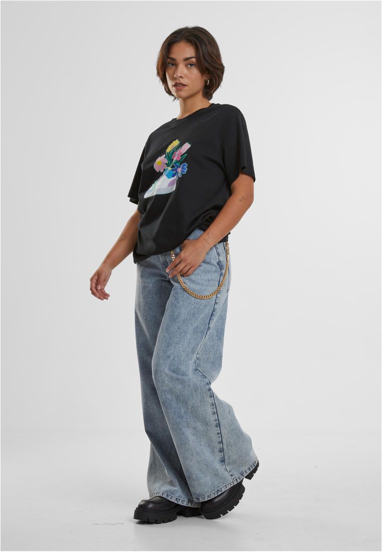 Ladies Flower Sneaker Tee - Artisti Naisten t-paidat - TTUMT2047 - 36