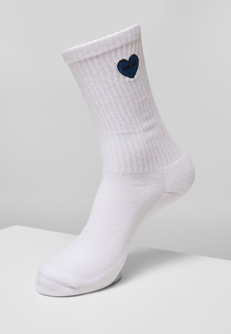 Heart Embroidery Socks 3-Pack