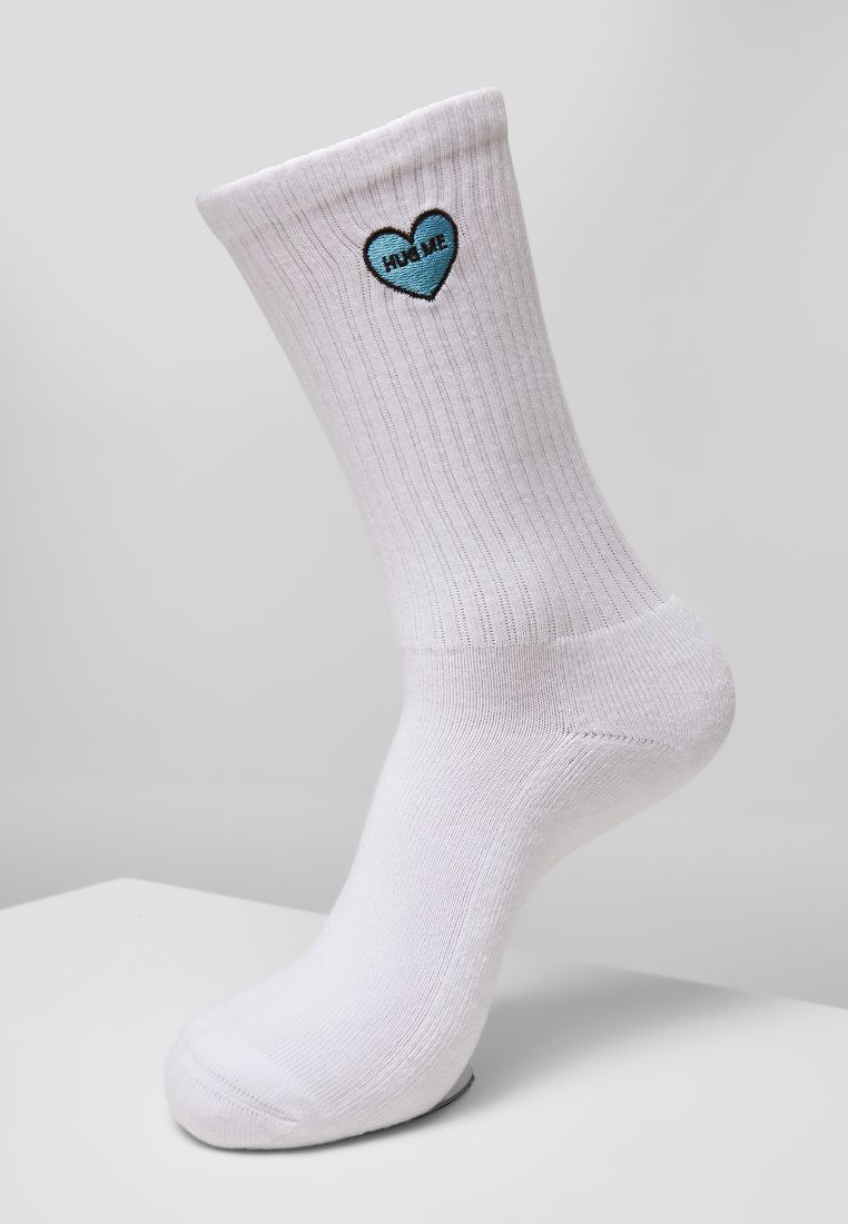 Heart Embroidery Socks 3-Pack