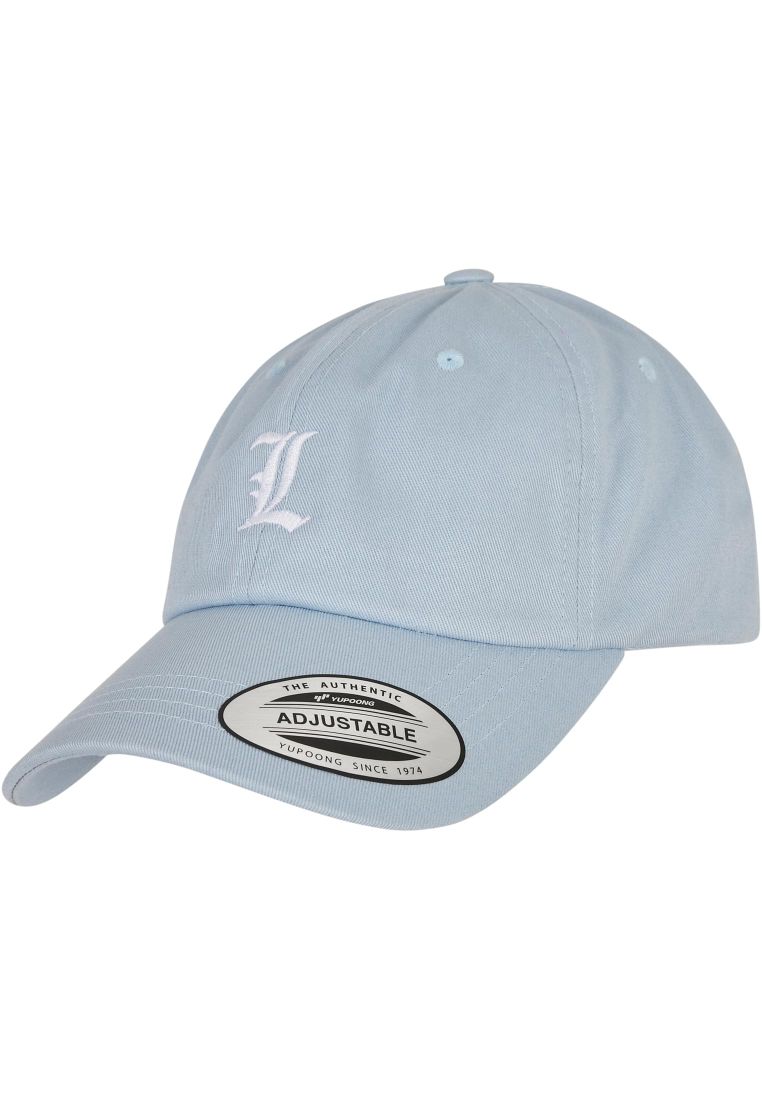 Letter Lightblue Low Profile Cap - Artisti Lippikset, Pipot ja Hatut - TTUMT2289 - 67