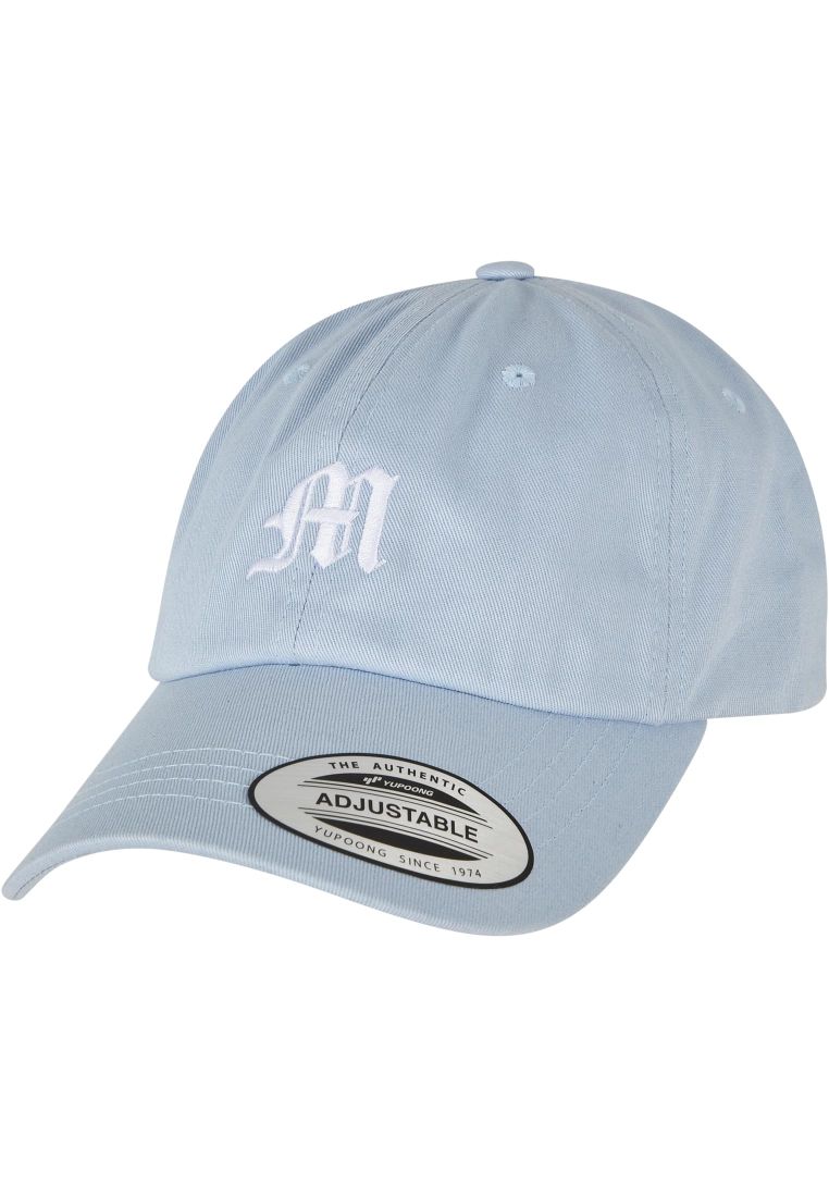 Letter Lightblue Low Profile Cap - Artisti Lippikset, Pipot ja Hatut - TTUMT2289 - 97