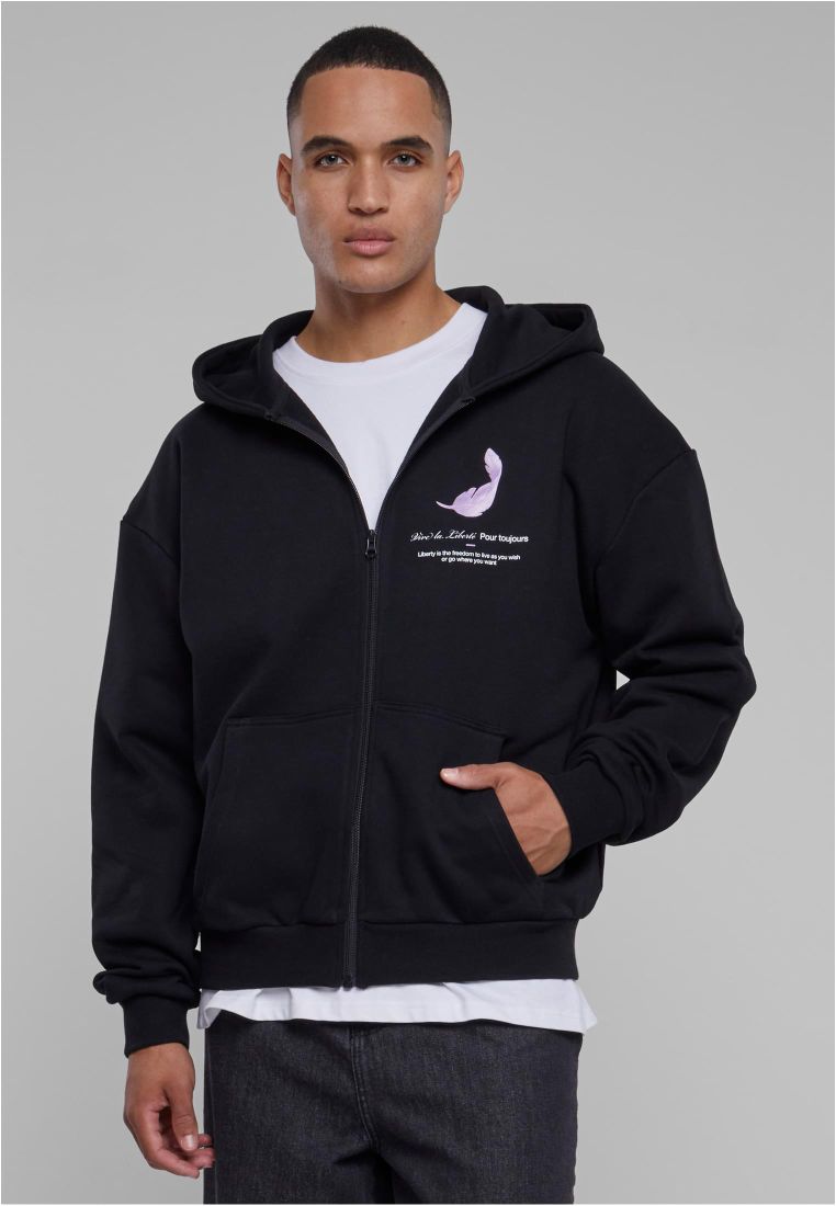 Vive La Liberte Heavy Oversize Zip Hoody - LASTENVAATTEET - TTUMT2477 - 1