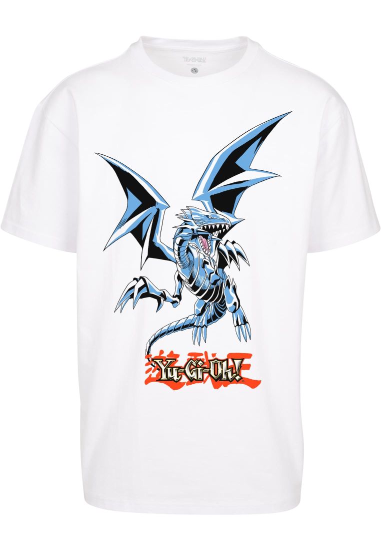 Yu-Ghi-Oh Blue Eyes White Dragon Heavy Oversize Tee - Artisti T-Paidat - TTUMT2623 - 2