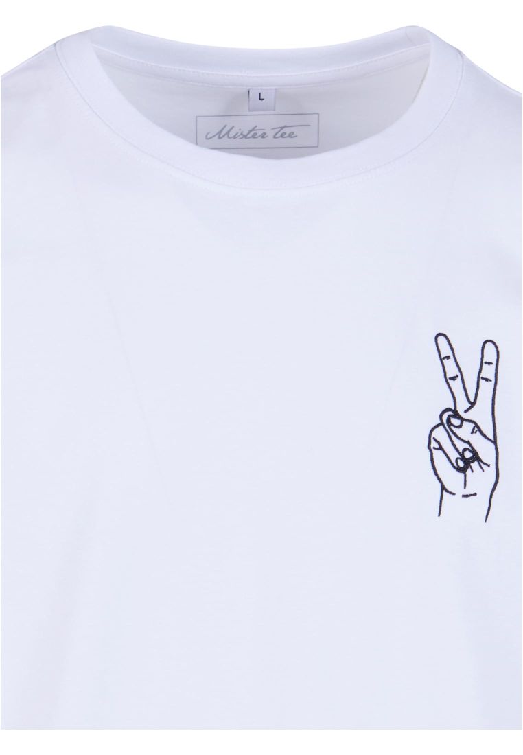 Peace Sign Tee EMB - - TTUMT2829 - 10