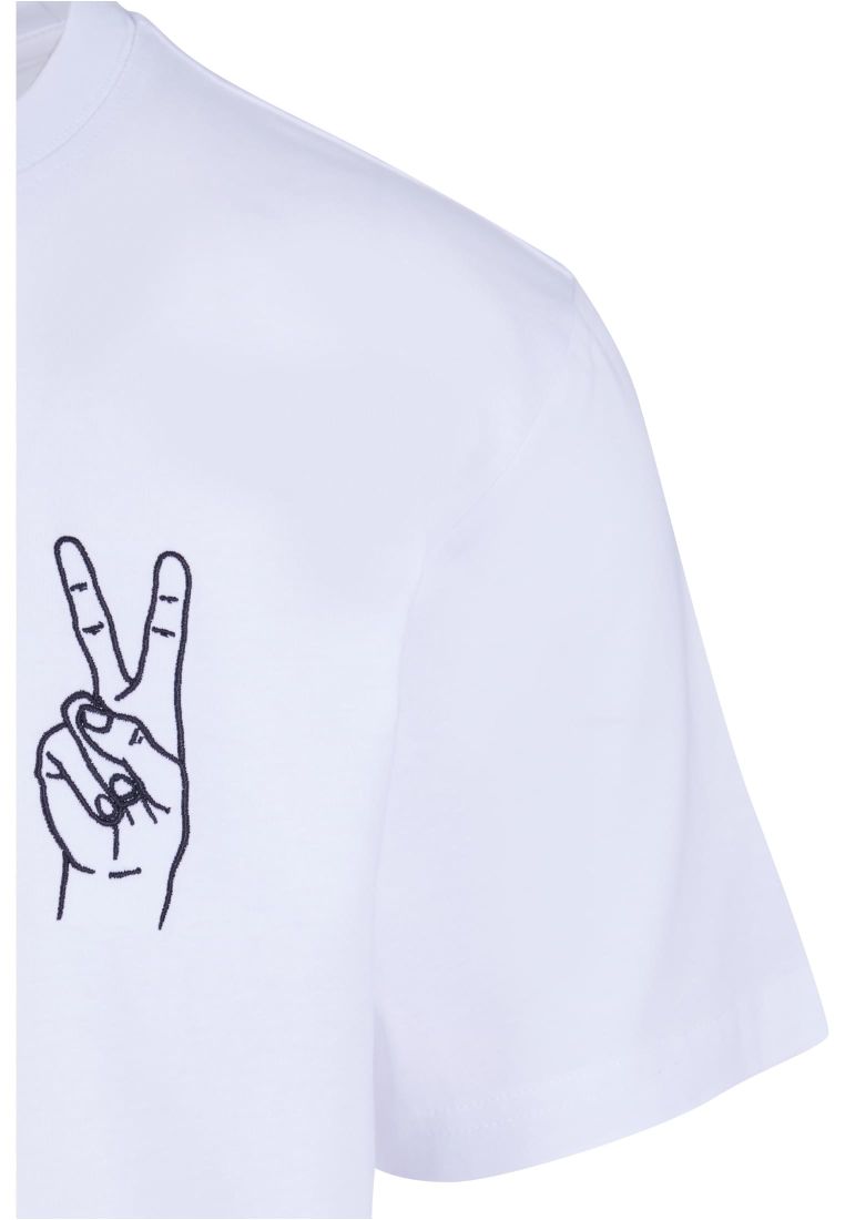Peace Sign Tee EMB - - TTUMT2829 - 11