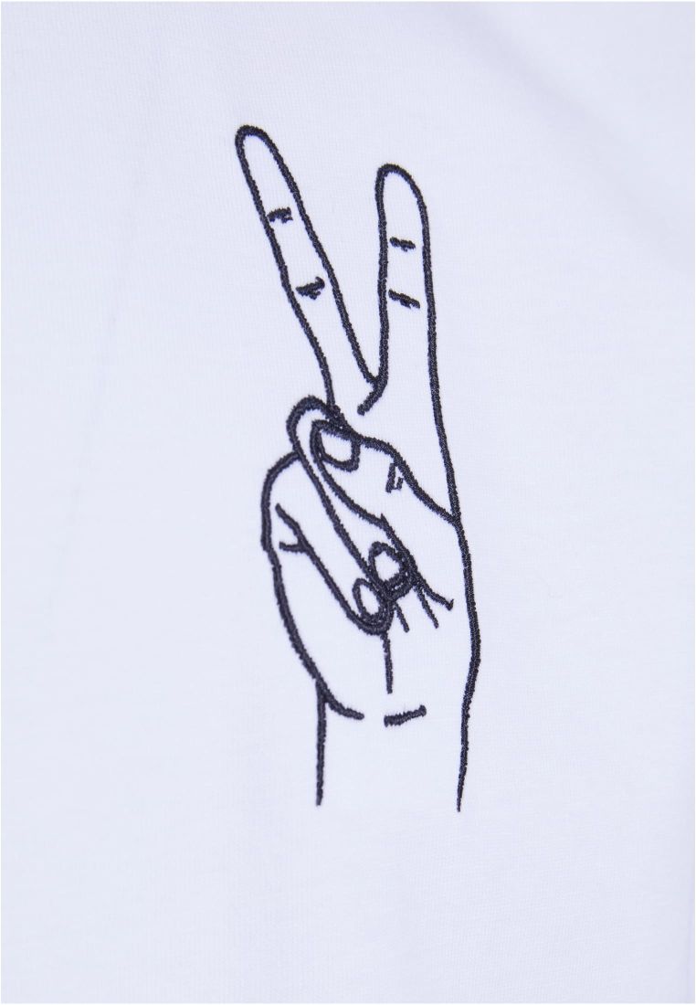 Peace Sign Tee EMB - - TTUMT2829 - 12