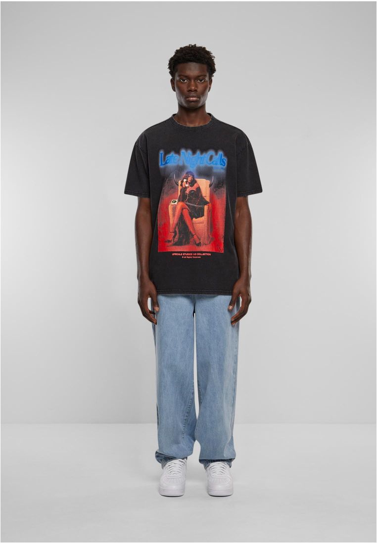 Late Night Calls Acid Heavy Oversize Tee - Mens t-shirts - TTUMT3007 - 7