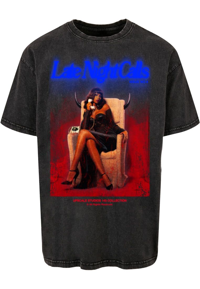 Late Night Calls Acid Heavy Oversize Tee - Mens t-shirts - TTUMT3007 - 8