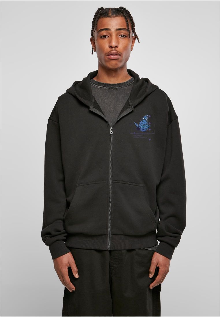 Grid Head Butterfly Oversize Hoody -  - TTUMT3023 - 1