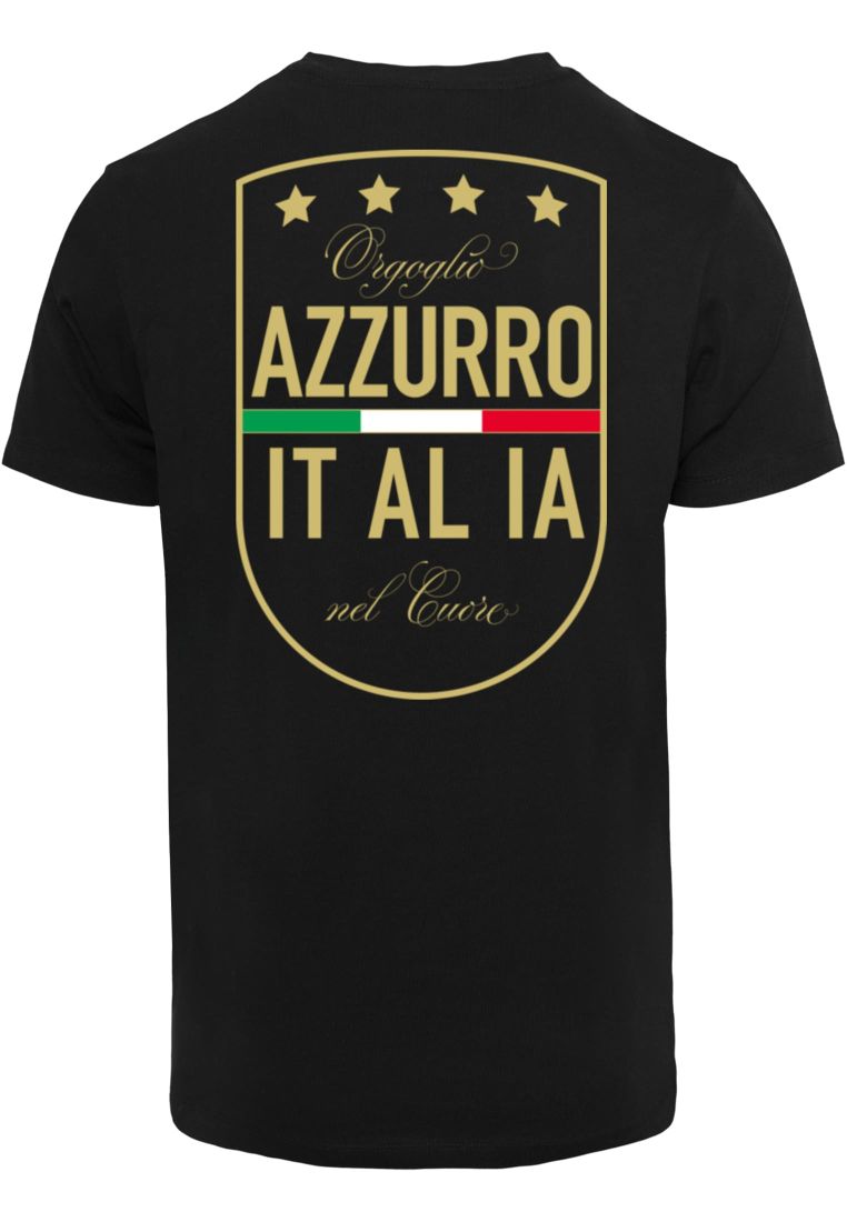 Azurro Italia Crest Tee - - TTUMT3315 - 35