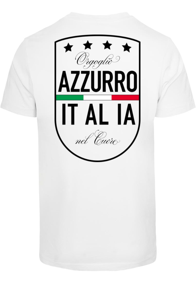 Azurro Italia Crest Tee - - TTUMT3315 - 305
