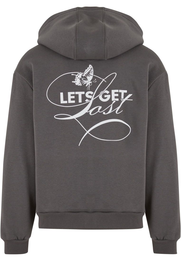 Let‘s Get Lost Fluffy Zip Hoody - - TTUMT3404 - 845