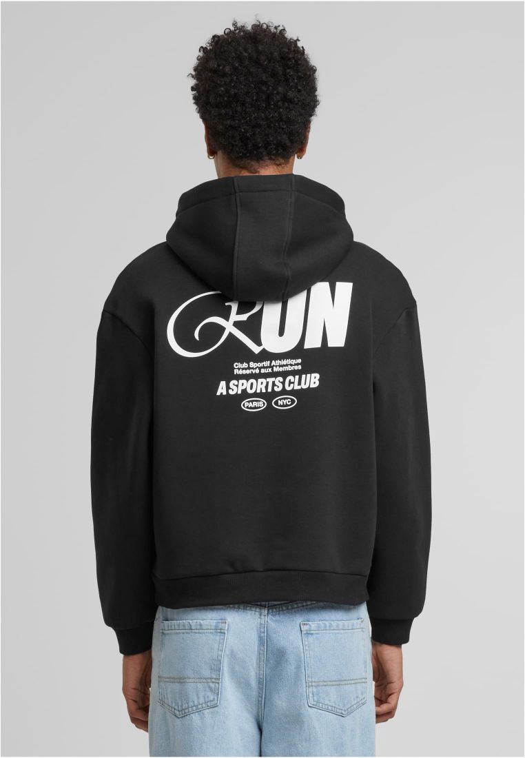 RUN Sports Club Fluffy Hoody - - TTUMT3408 - 4