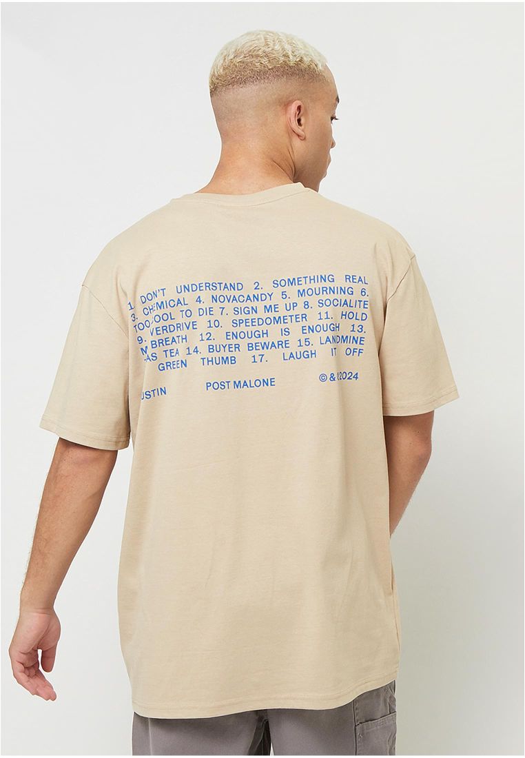 Post Malone Tracklist Oversize Tee - - TTUMT3568 - 4