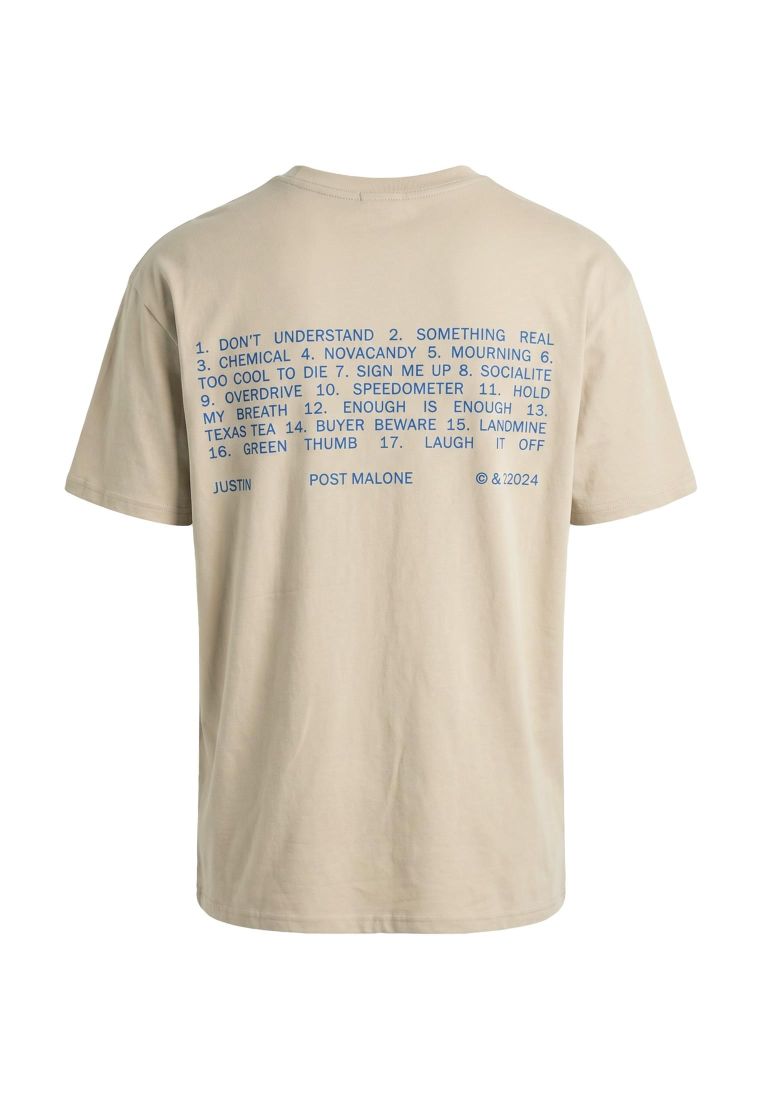 Post Malone Tracklist Oversize Tee - - TTUMT3568 - 40