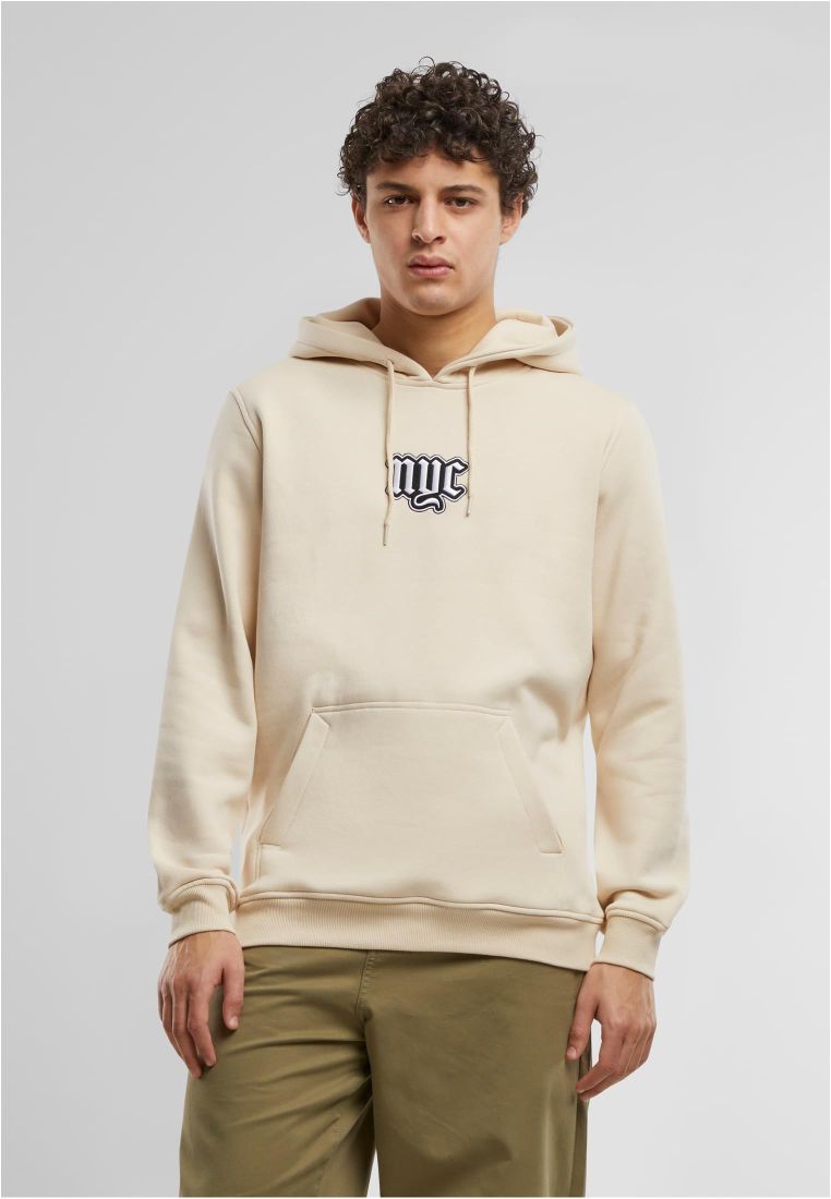 NYC Old English Wording Patch Hoody -  - TTUMT3689 - 301