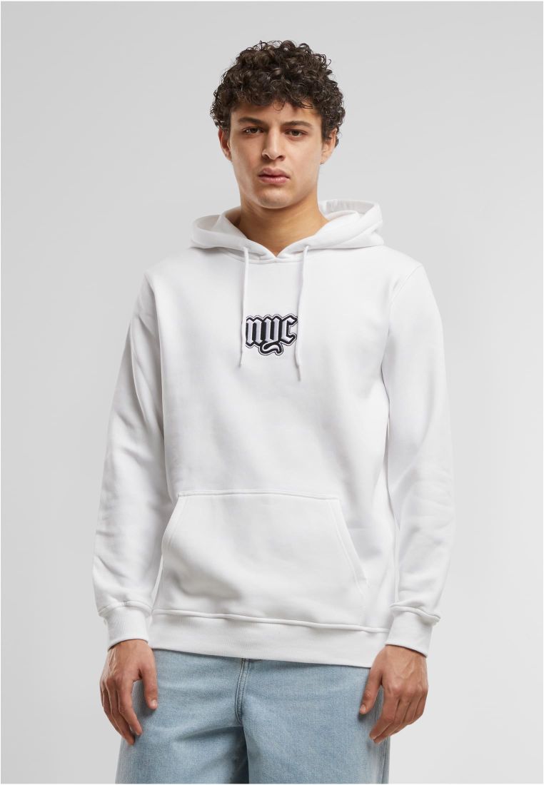 NYC Old English Wording Patch Hoody -  - TTUMT3689 - 571