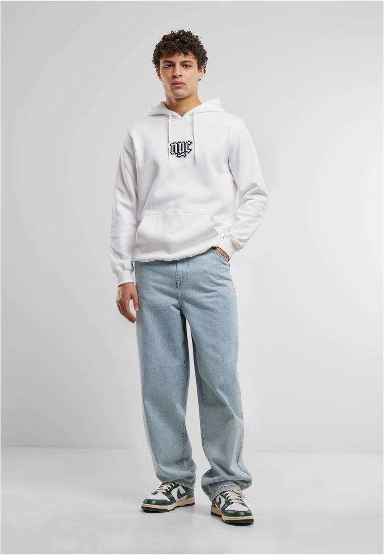 NYC Old English Wording Patch Hoody -  - TTUMT3689 - 576