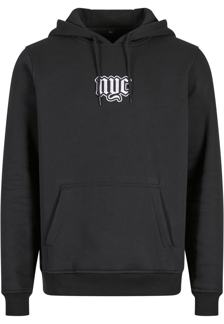 NYC Old English Wording Patch Hoody -  - TTUMT3689 - 6