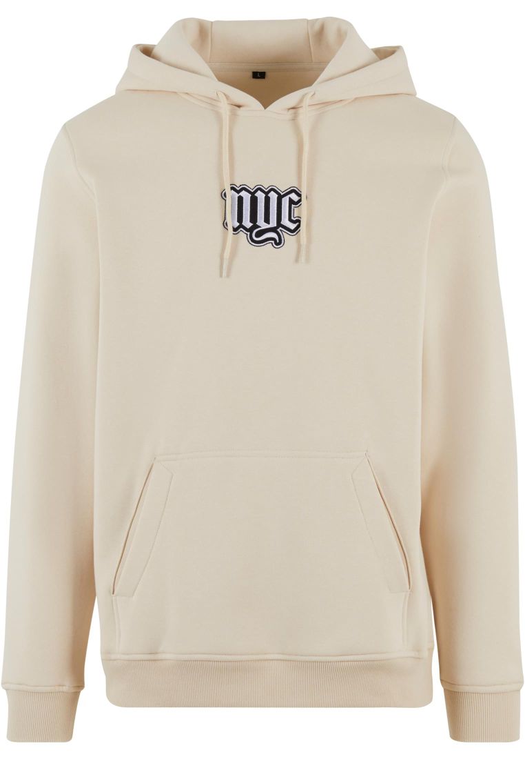 NYC Old English Wording Patch Hoody -  - TTUMT3689 - 307