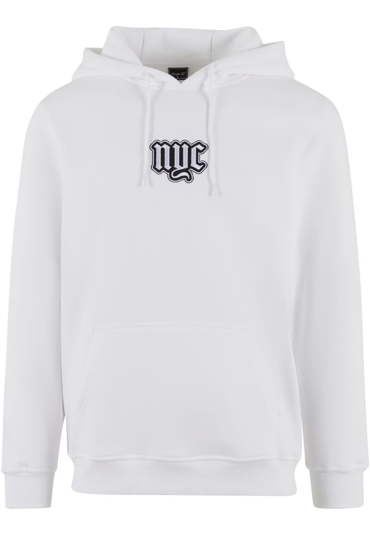 NYC Old English Wording Patch Hoody -  - TTUMT3689 - 577