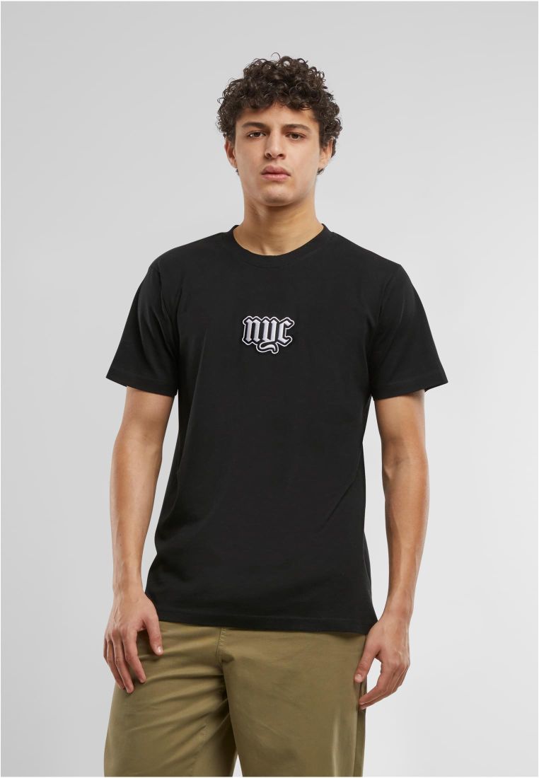 NYC Old English Wording Patch Tee -  - TTUMT3695 - 1
