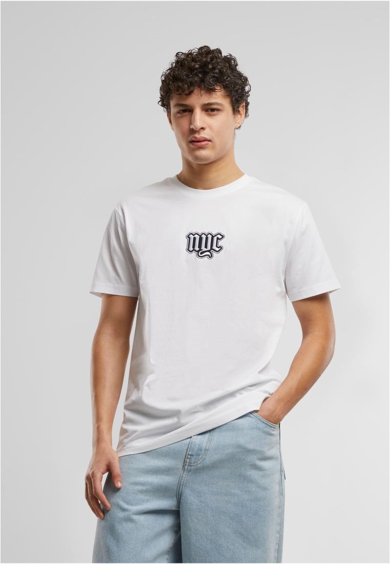 NYC Old English Wording Patch Tee -  - TTUMT3695 - 301