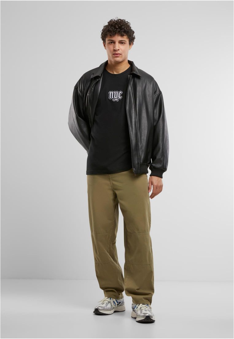 NYC Old English Wording Patch Tee - - TTUMT3695 - 5