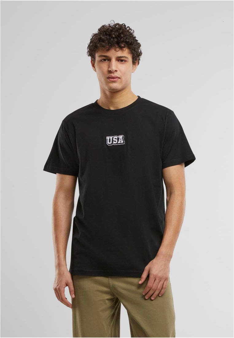 USA College Wording Patch Tee -  - TTUMT3697 - 1