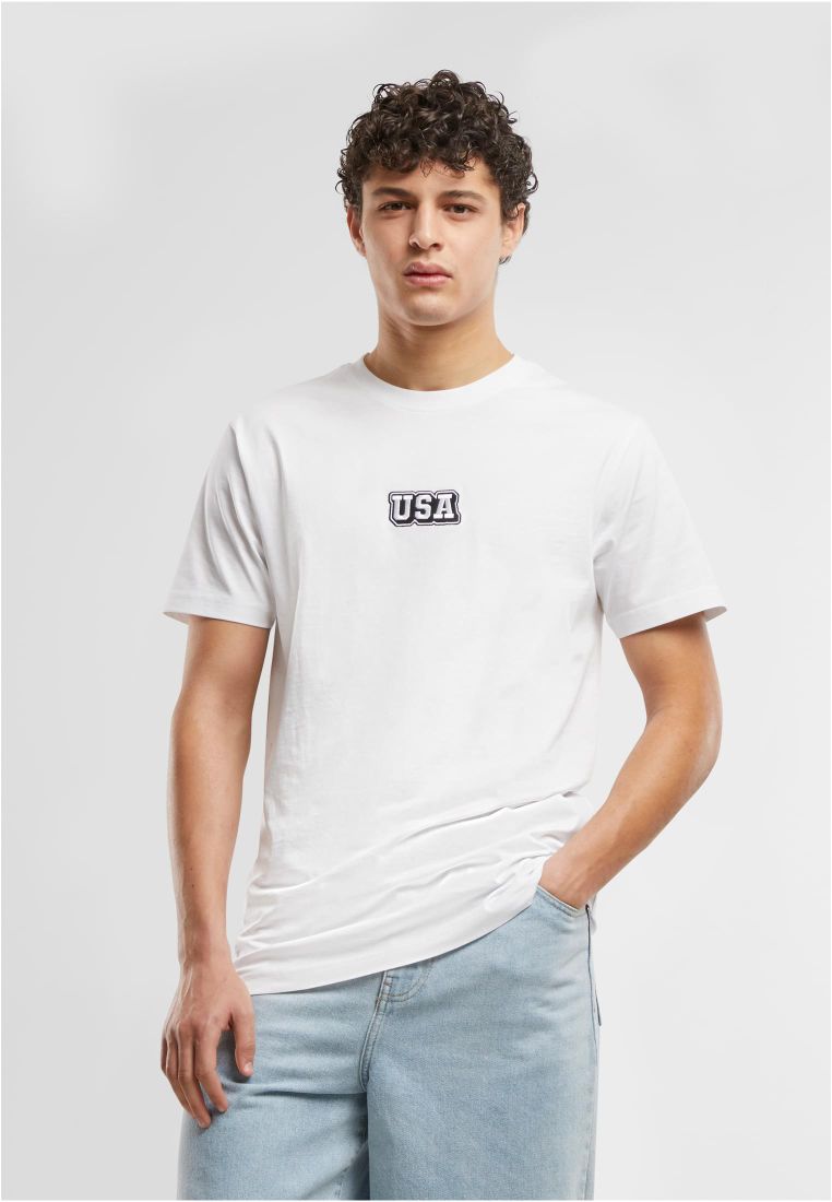 USA College Wording Patch Tee -  - TTUMT3697 - 301