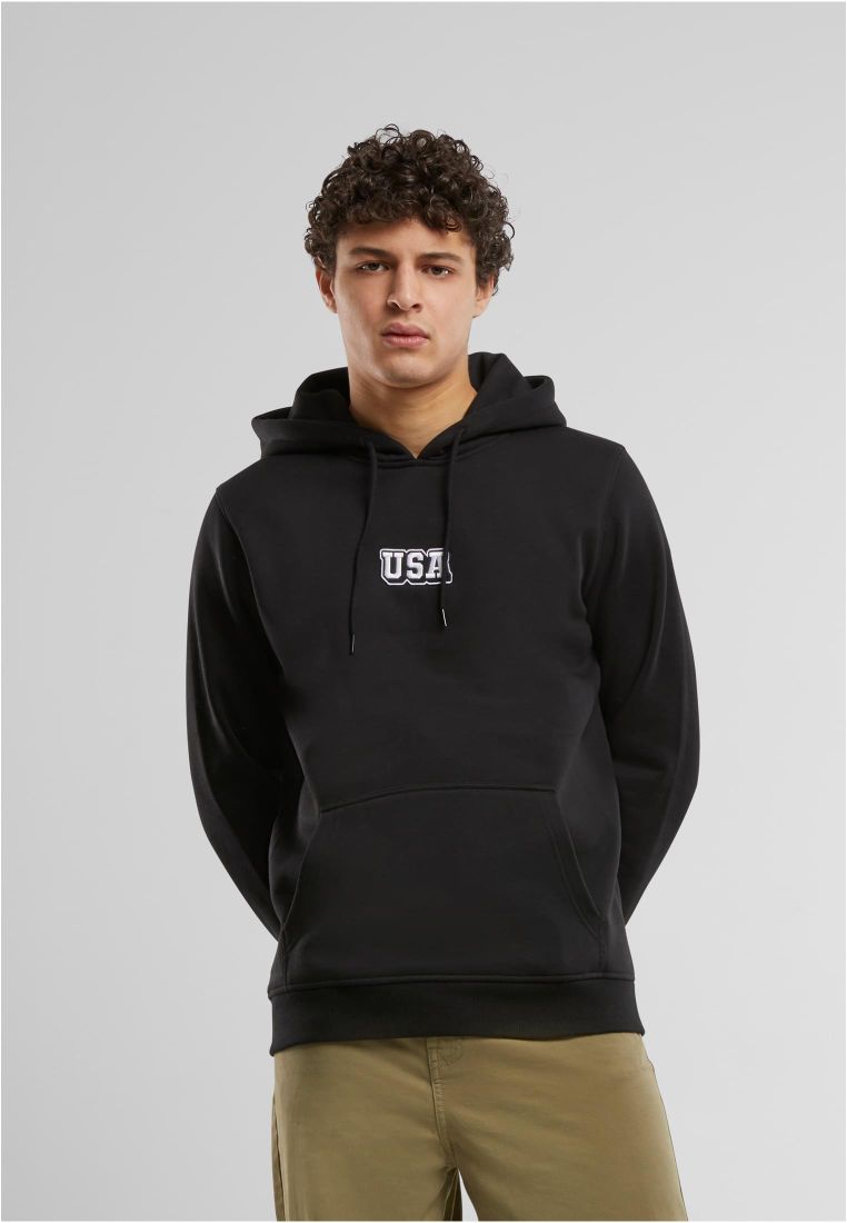 USA College Wording Patch Hoody -  - TTUMT3698 - 1