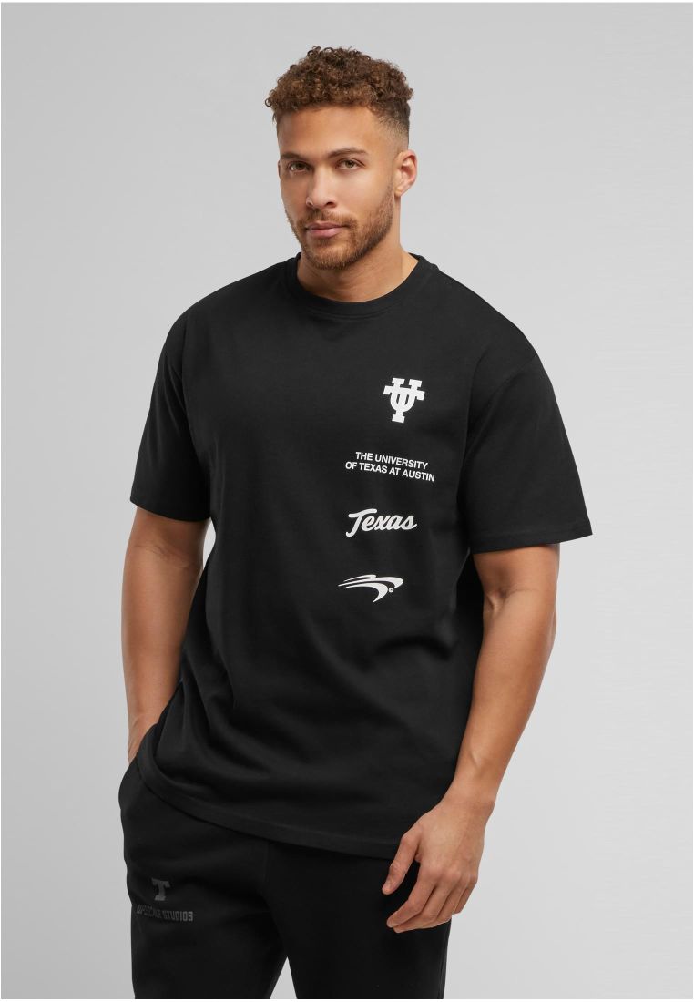 Texas Longhorns Leather Oversize Tee -  - TTUMT3734 - 1