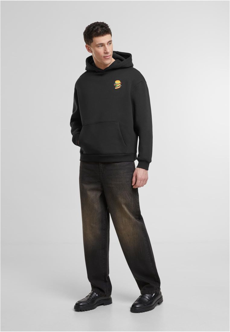 Burger EMB Fluffy Hoody -  - TTUMT3827 - 5