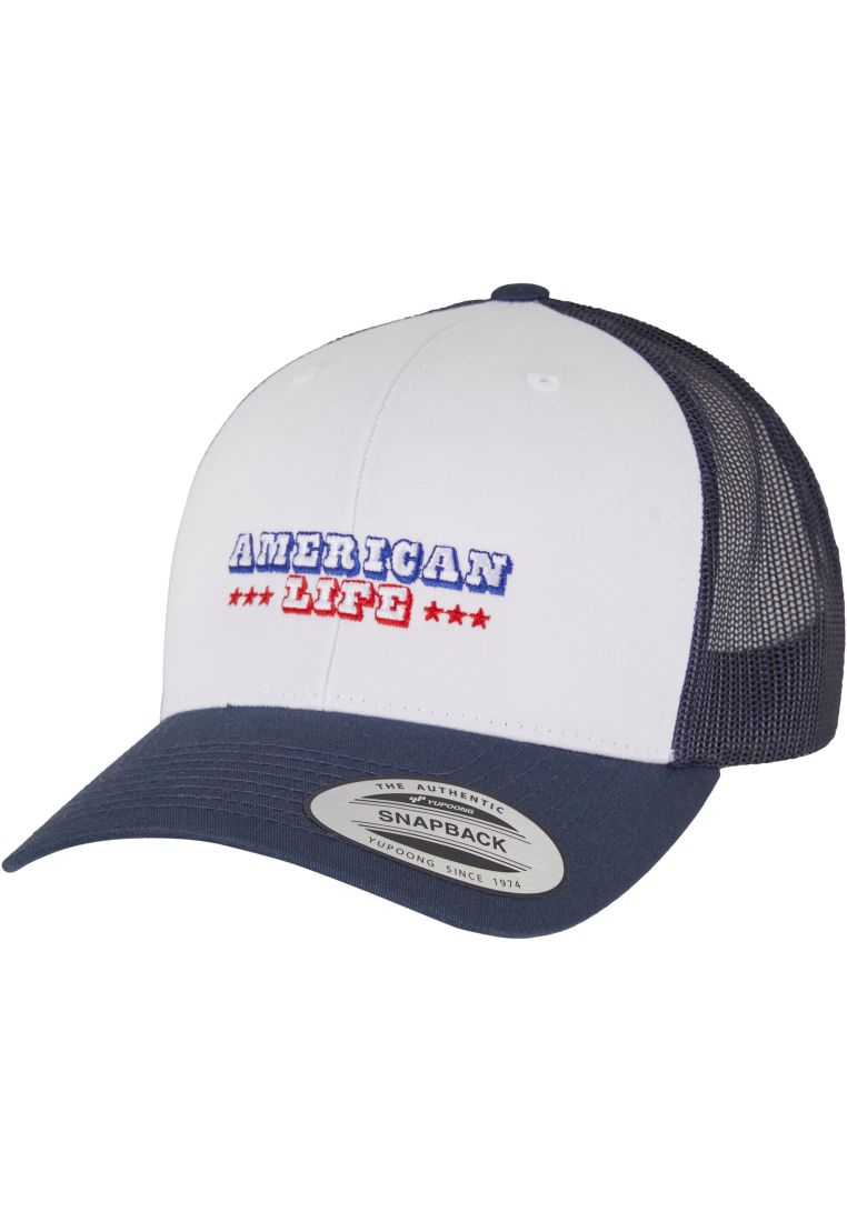 American Life Retro Trucker Cap - - TTUMT3834 - 6