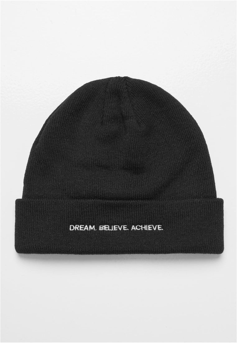 Dream Believe Achieve Heavy Knit Beanie -  - TTUMT3841 - 3