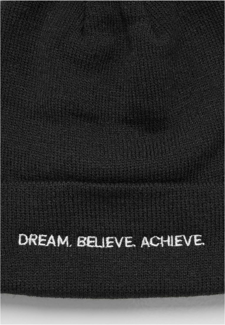 Dream Believe Achieve Heavy Knit Beanie - - TTUMT3841 - 5