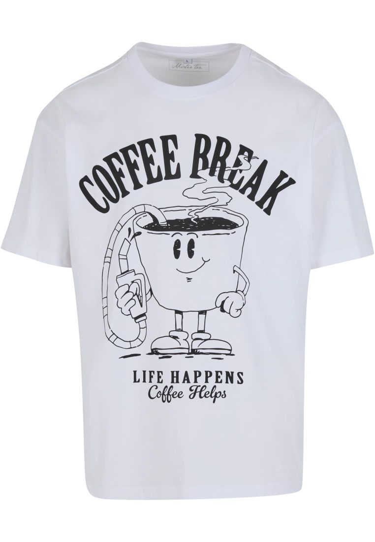 Life Happens Coffee Helps Oversize Tee - Mens t-shirts - TTUMT3865 - 6