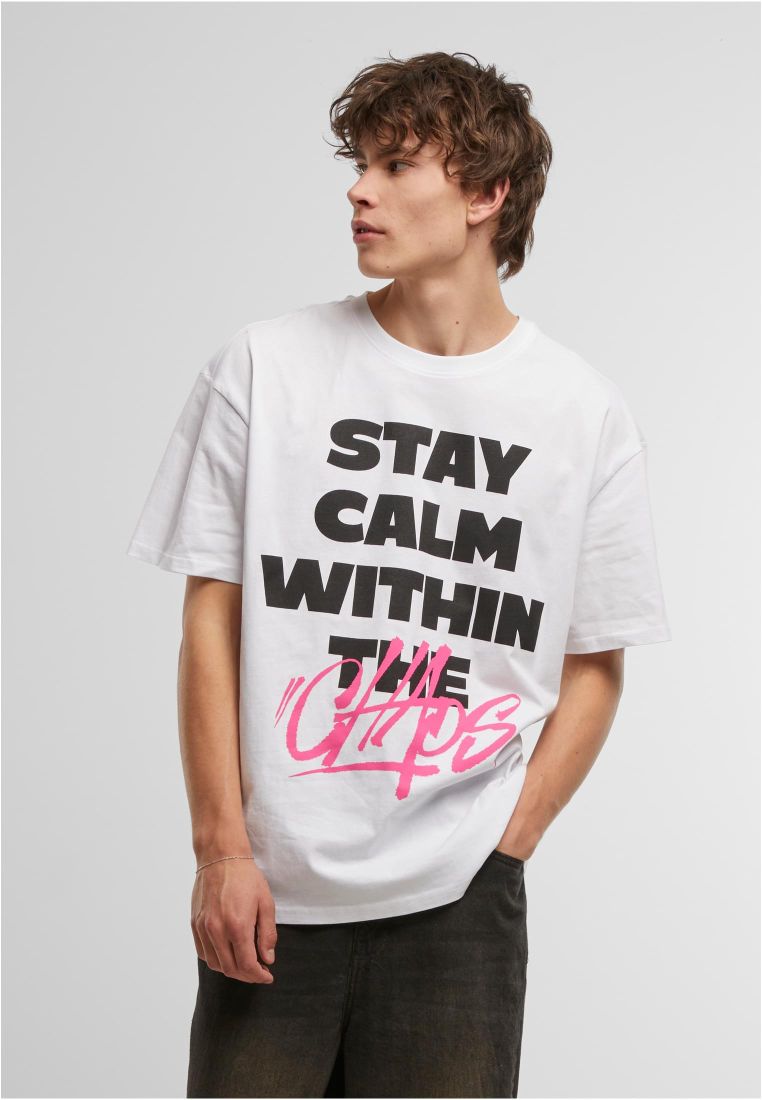Stay Calm In Chaos Oversize Tee -  - TTUMT3870 - 1
